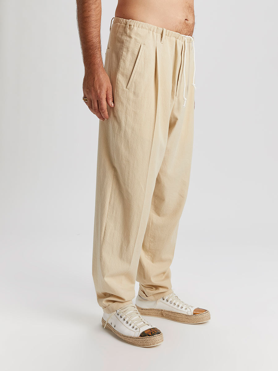 New People's Pijama Pants Dirty White