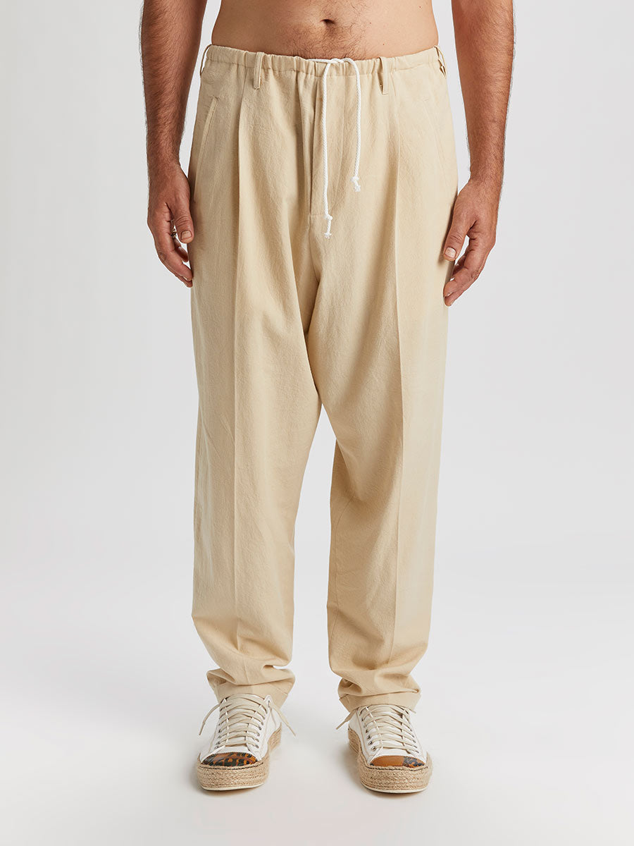 New People's Pijama Pants Dirty White
