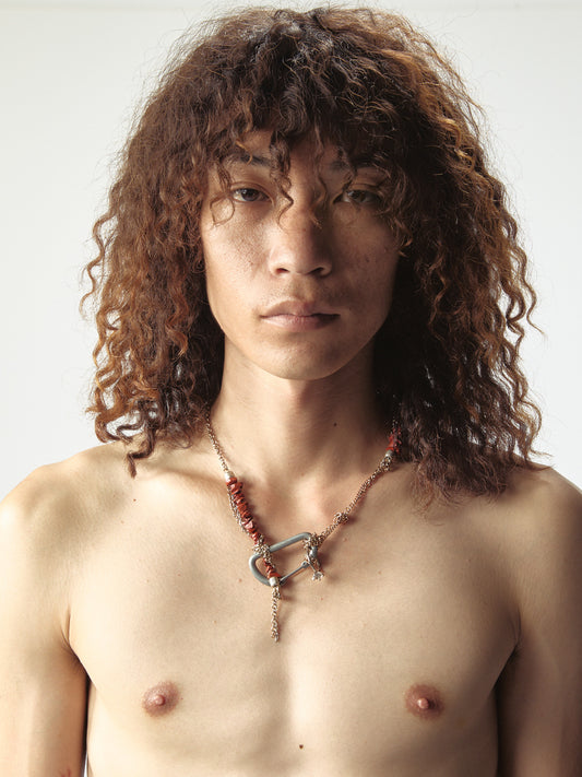 Mess Of A Camping Necklace Silver