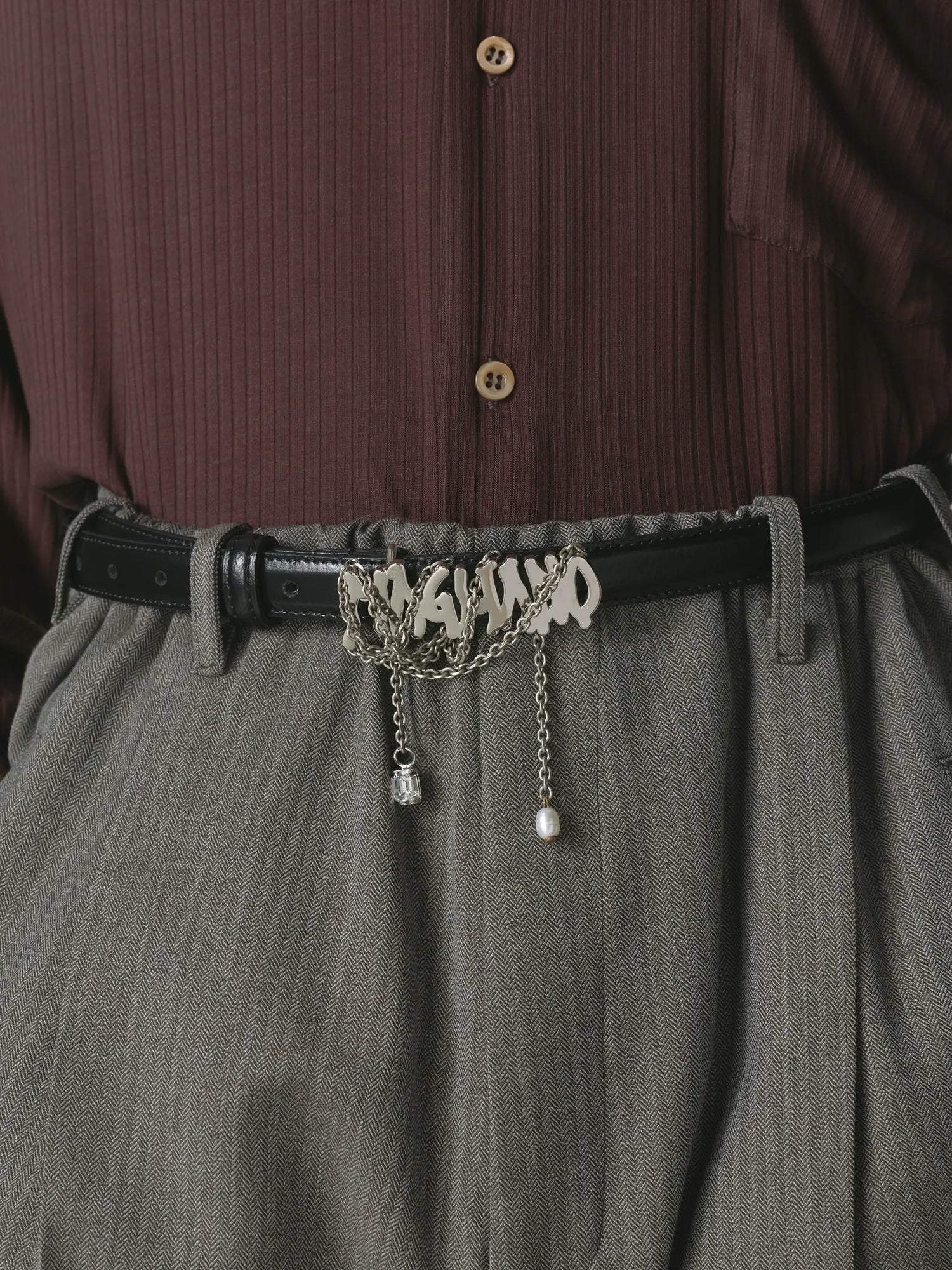 Magliano Slim Belt Black