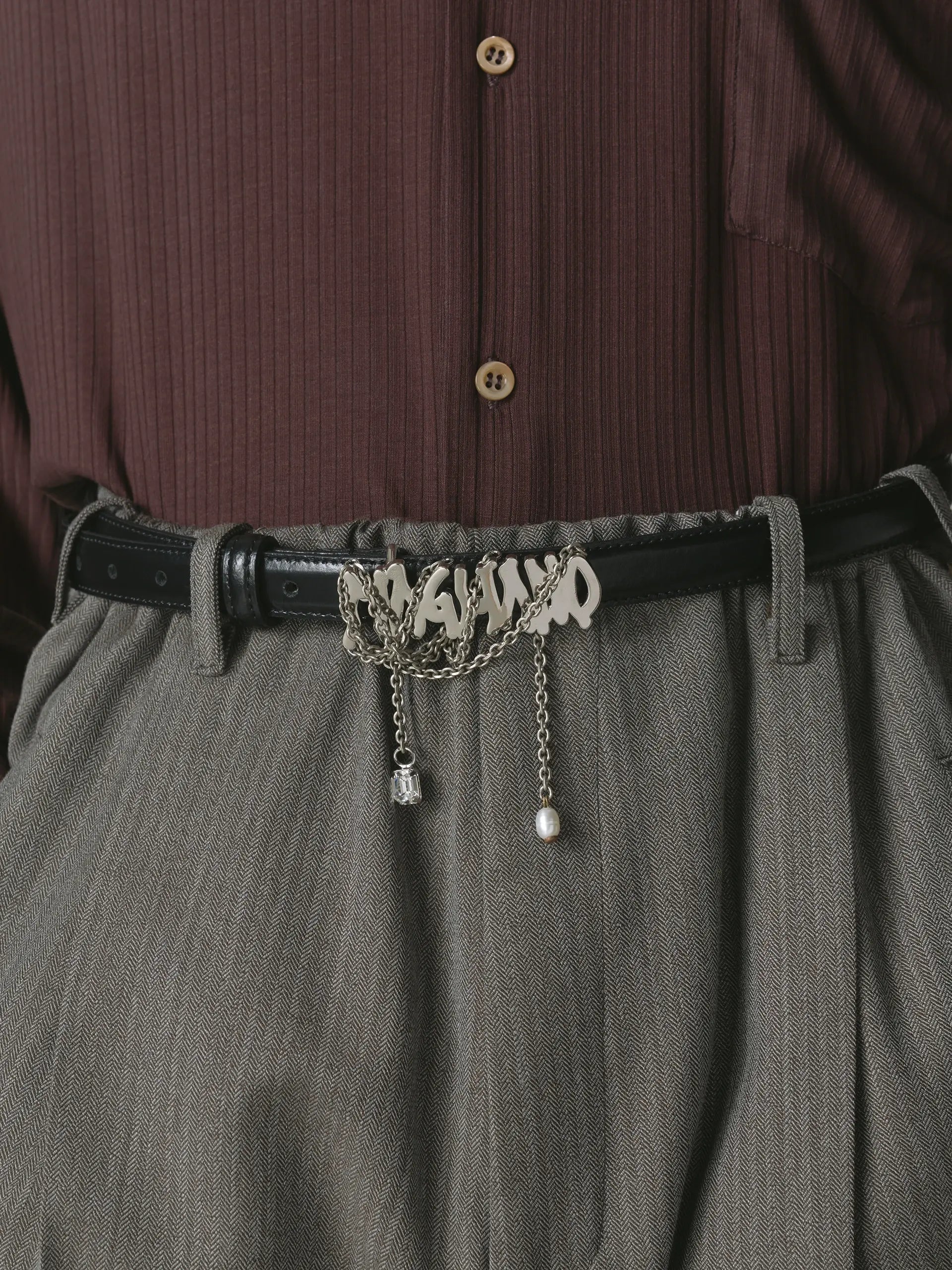 Magliano Slim Belt Black