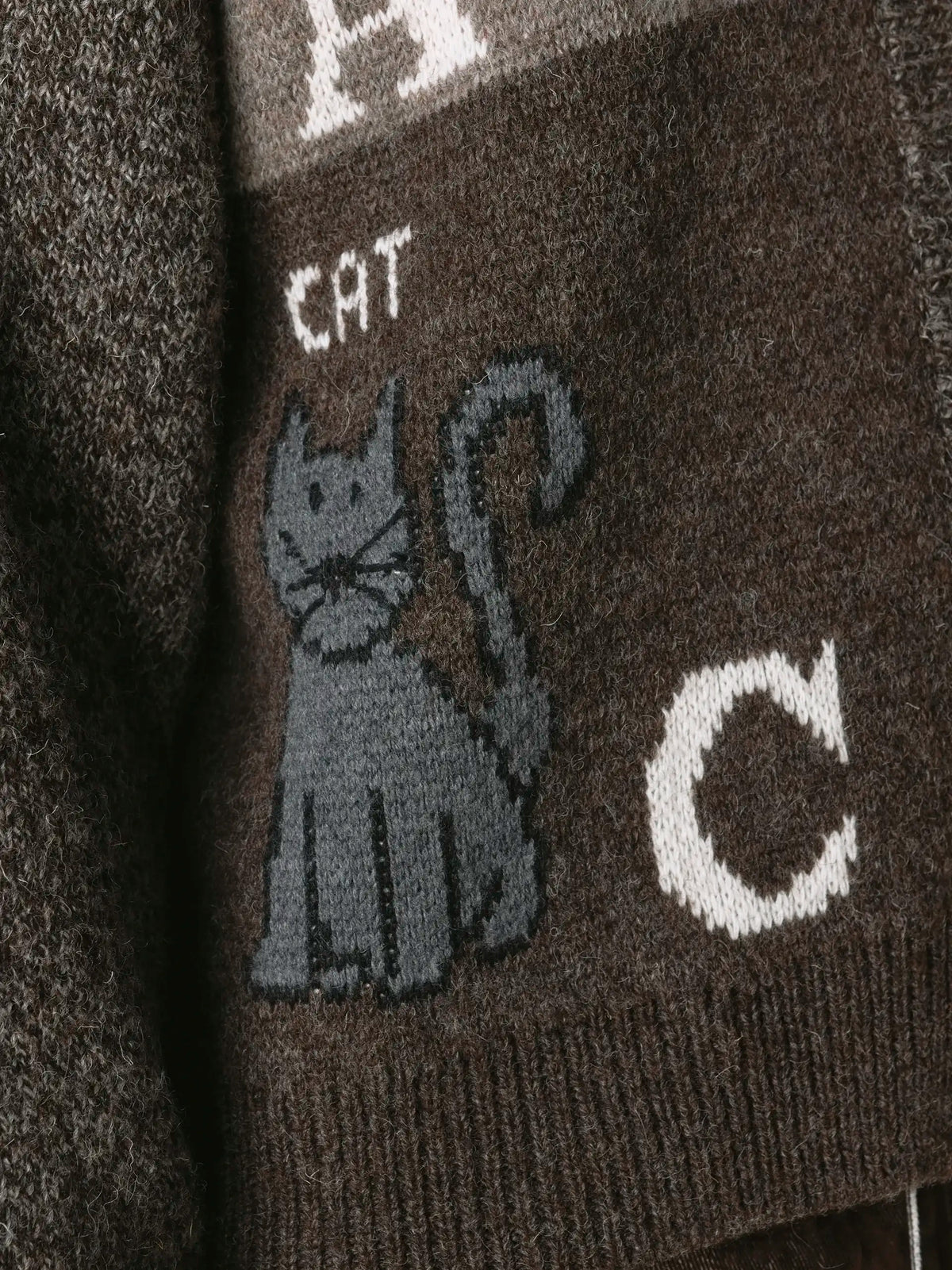 Abcd Cardigan Dark Mix