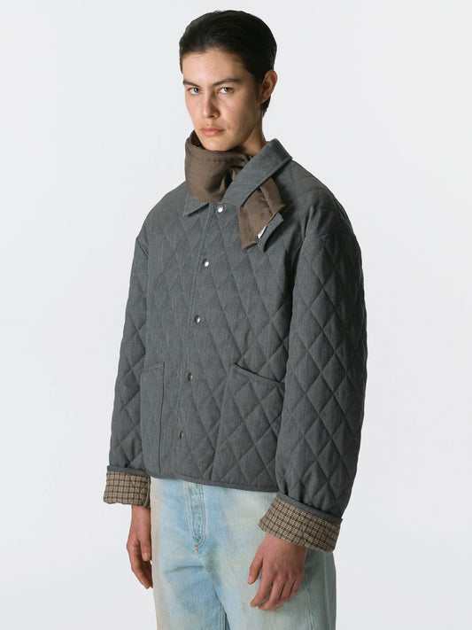 New Prof Padded Jacket Grey