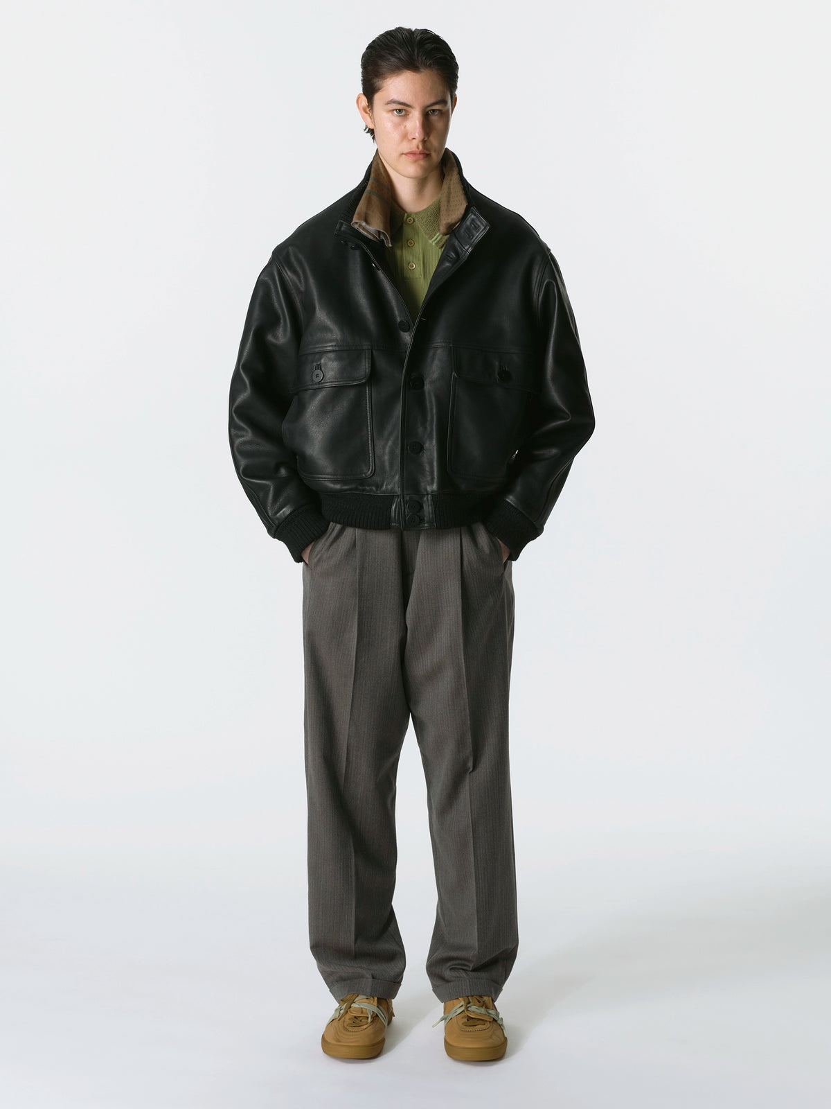 Pensione Leather Jacket Black