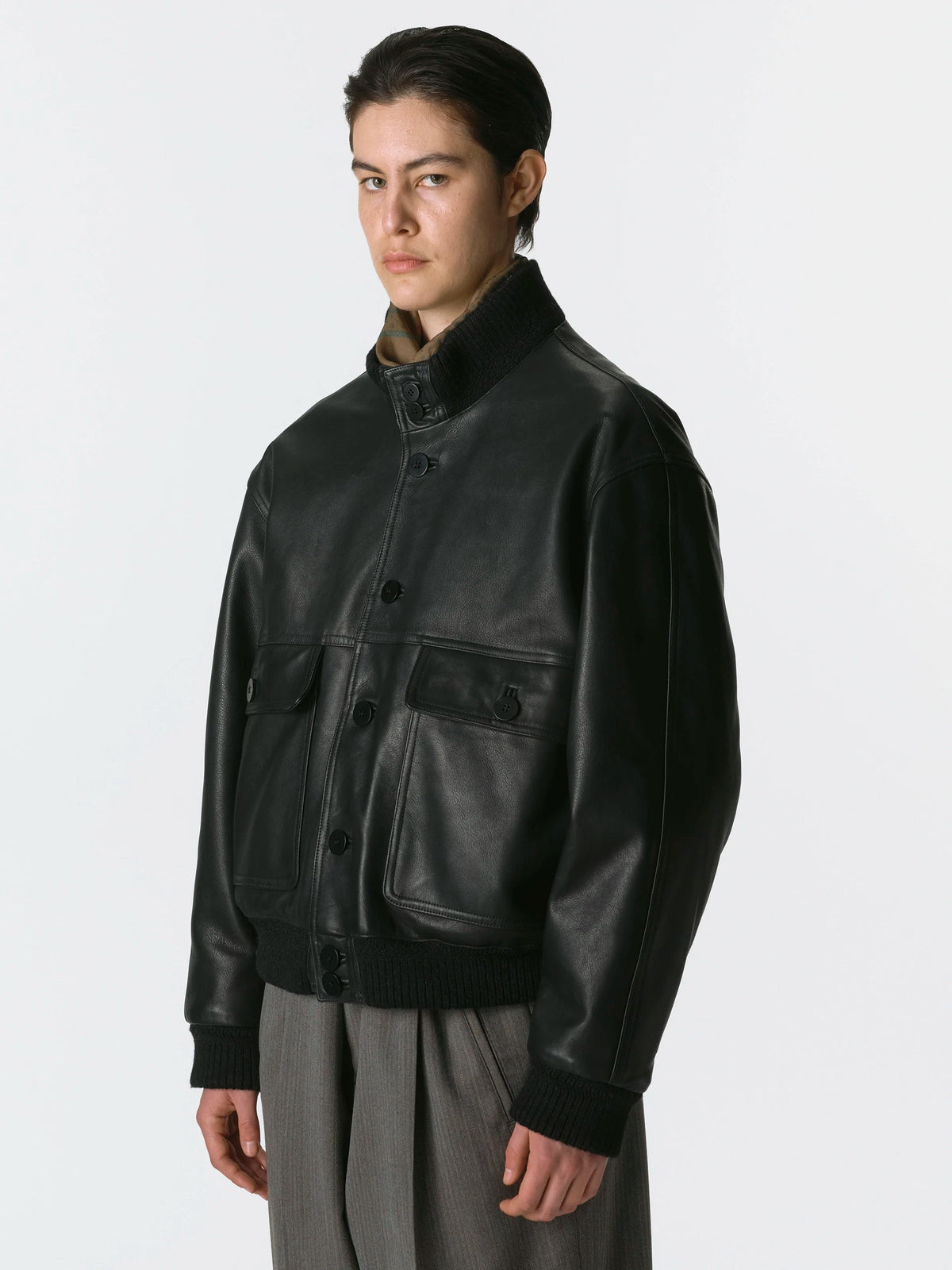 Pensione Leather Jacket Black