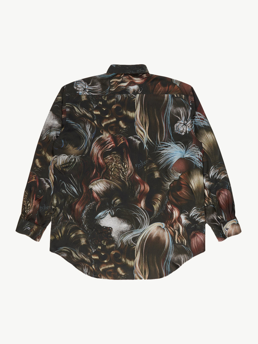 Wig Shirt Brown Mix