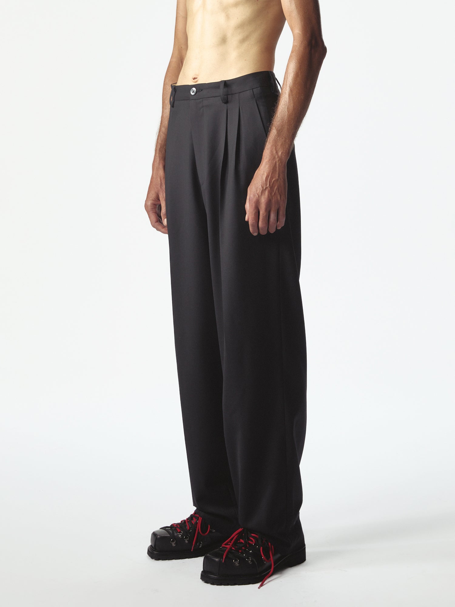 Classic Zip Double Pince Black