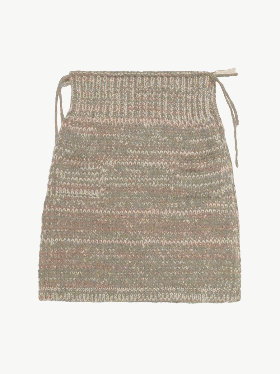 Freaky Knitted Miniskirt Pink Mix