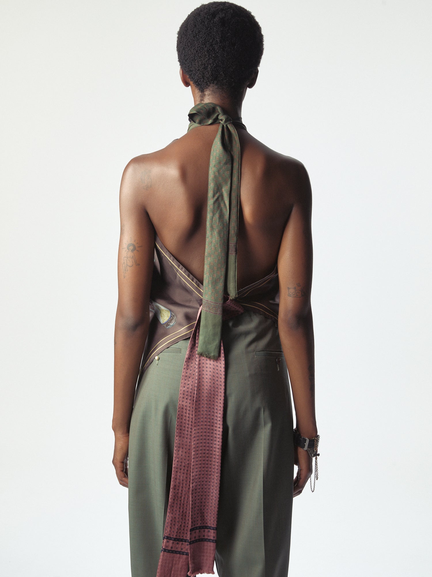 Magliano バンダナ Manifesto Foulard Top Brown - Magliano