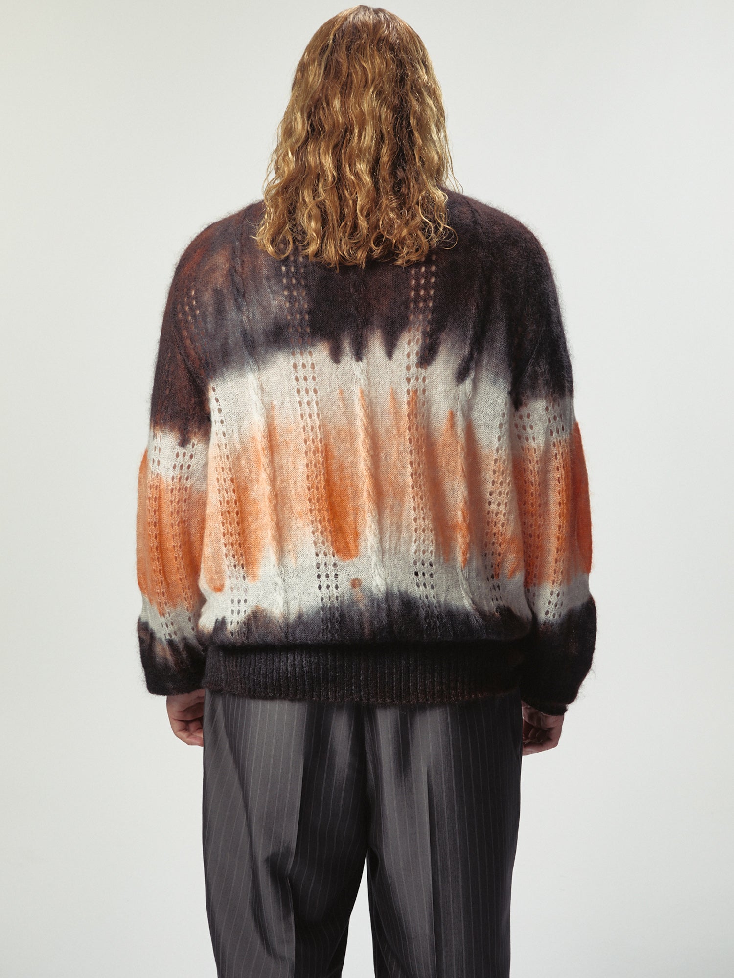Psychedelic Bimbo Cardigan Orange Mix - Magliano