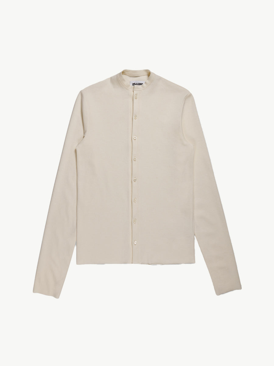 Nudo Serafino Long Sleeve Dirty White