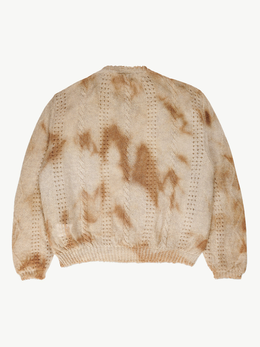 Dusty Swarovski Cardigan Beige