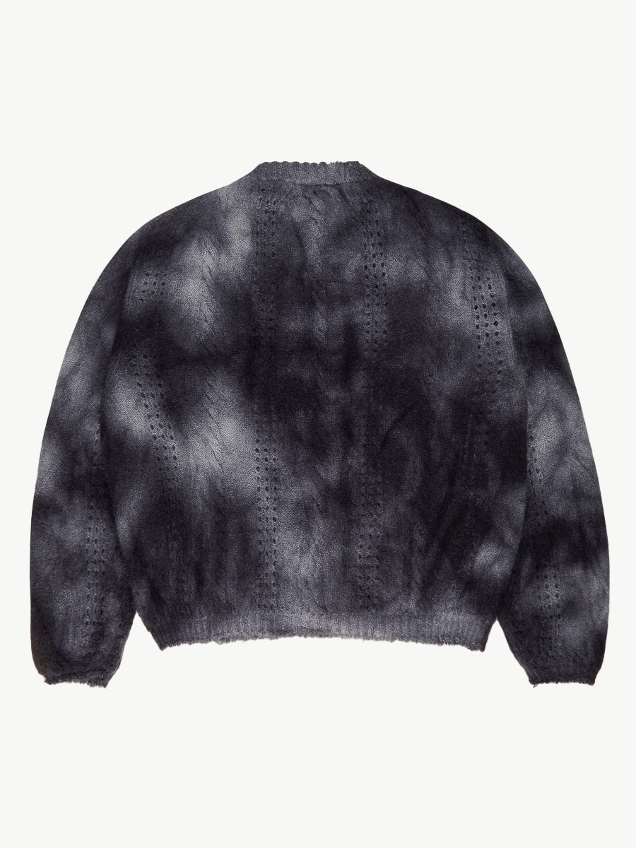 Dusty Swarovski Cardigan Dark Grey