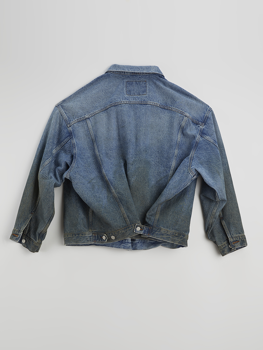 Double Breasted Denim Jacket