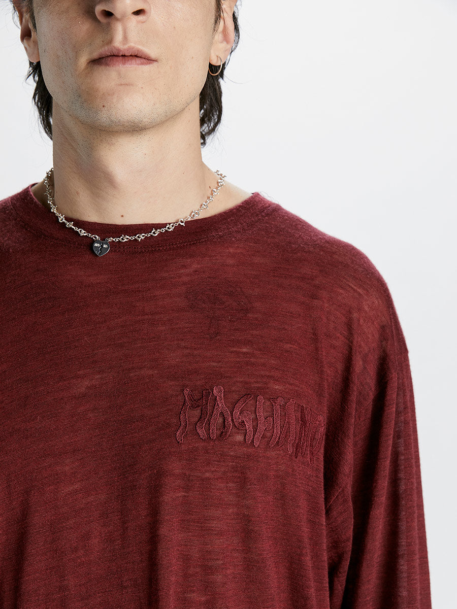 Signature Twisted Tee Red