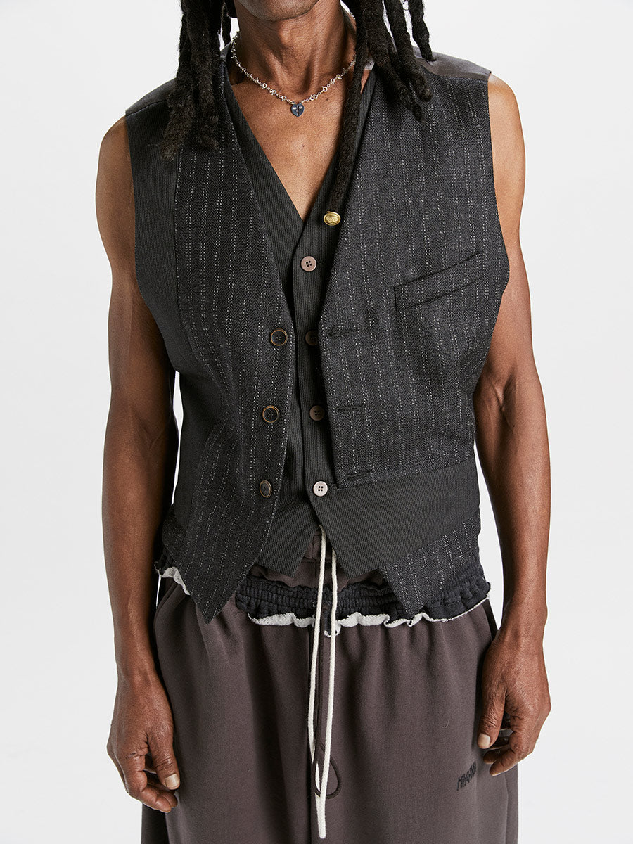 Double Vest Black