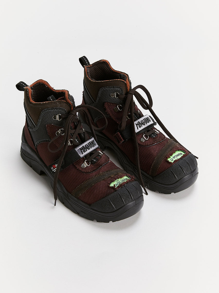 靴 MAGLIANO 24aw SCREWED RIZZOLI 69-NERO 41 Magliano マリアーノ FW24 SCREWED RIZZOLI / BLK - NUBIAN