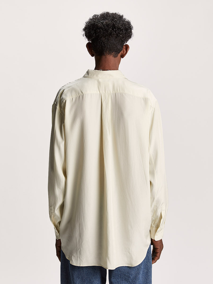 Morandi Silk Shirt White – Magliano