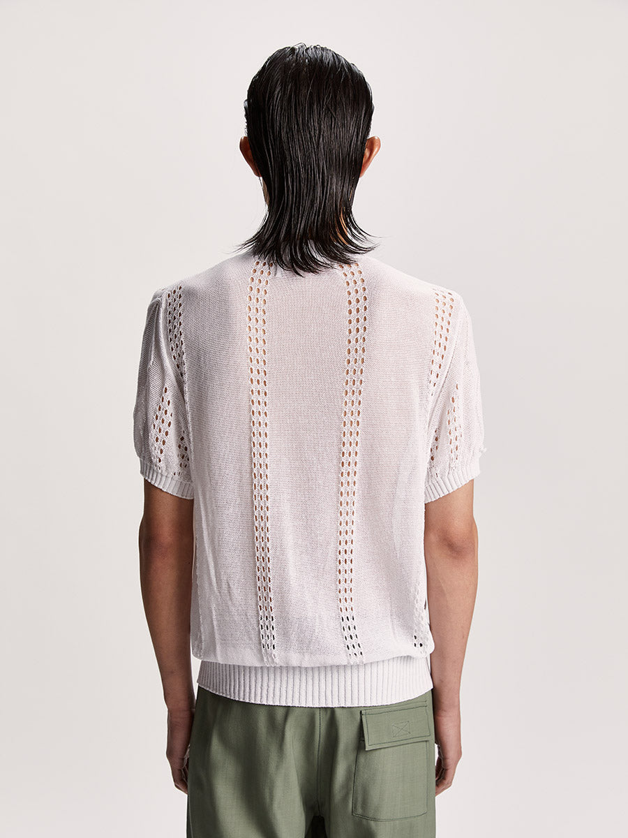 Cormagliano Zipped Tee White – Magliano