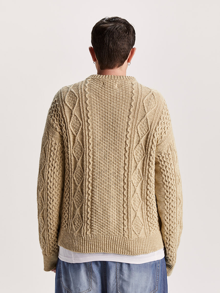 Cazzo Cardigan Natural – Magliano