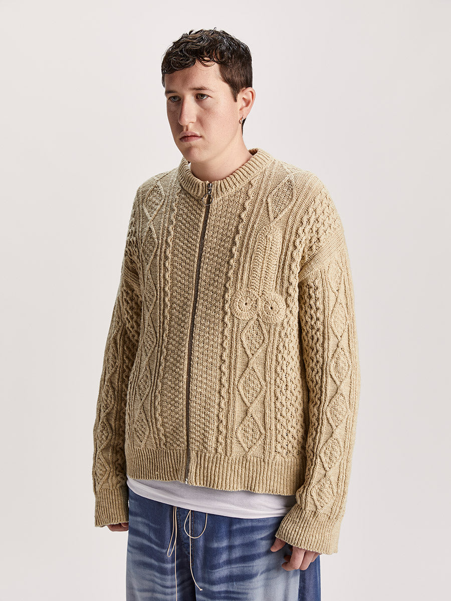 Cazzo Cardigan Natural