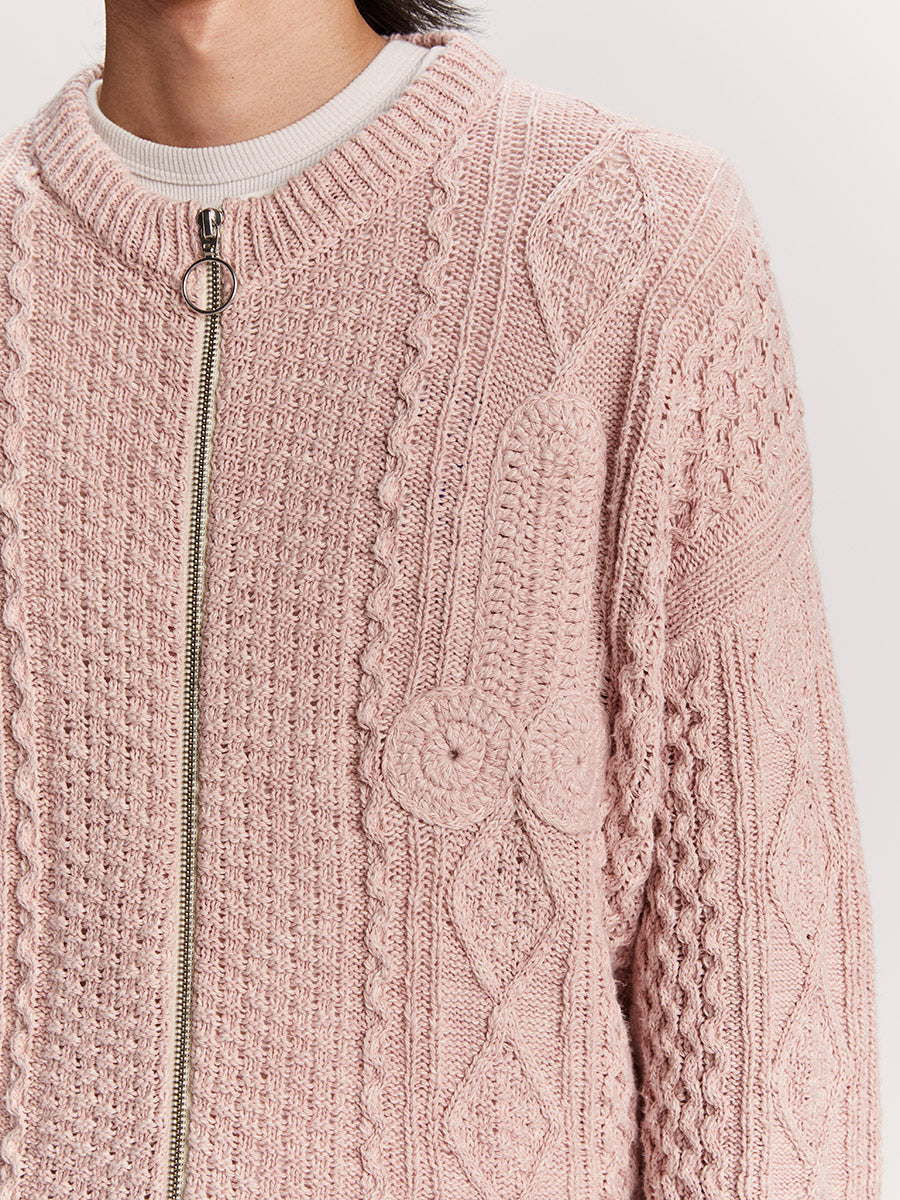 Cazzo Cardigan Pink – Magliano