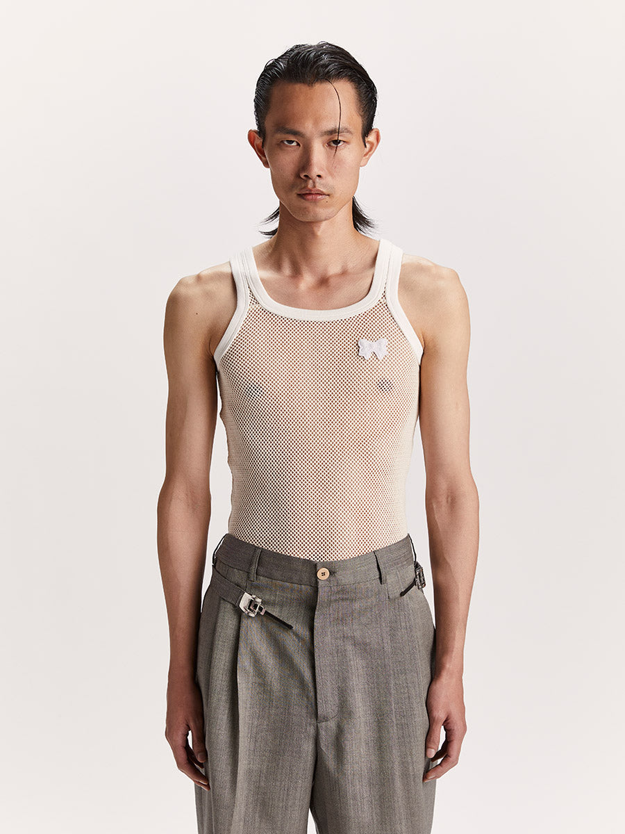 【スーパーセール】 Fiocco Tank Top Dirty White – Magliano トップス