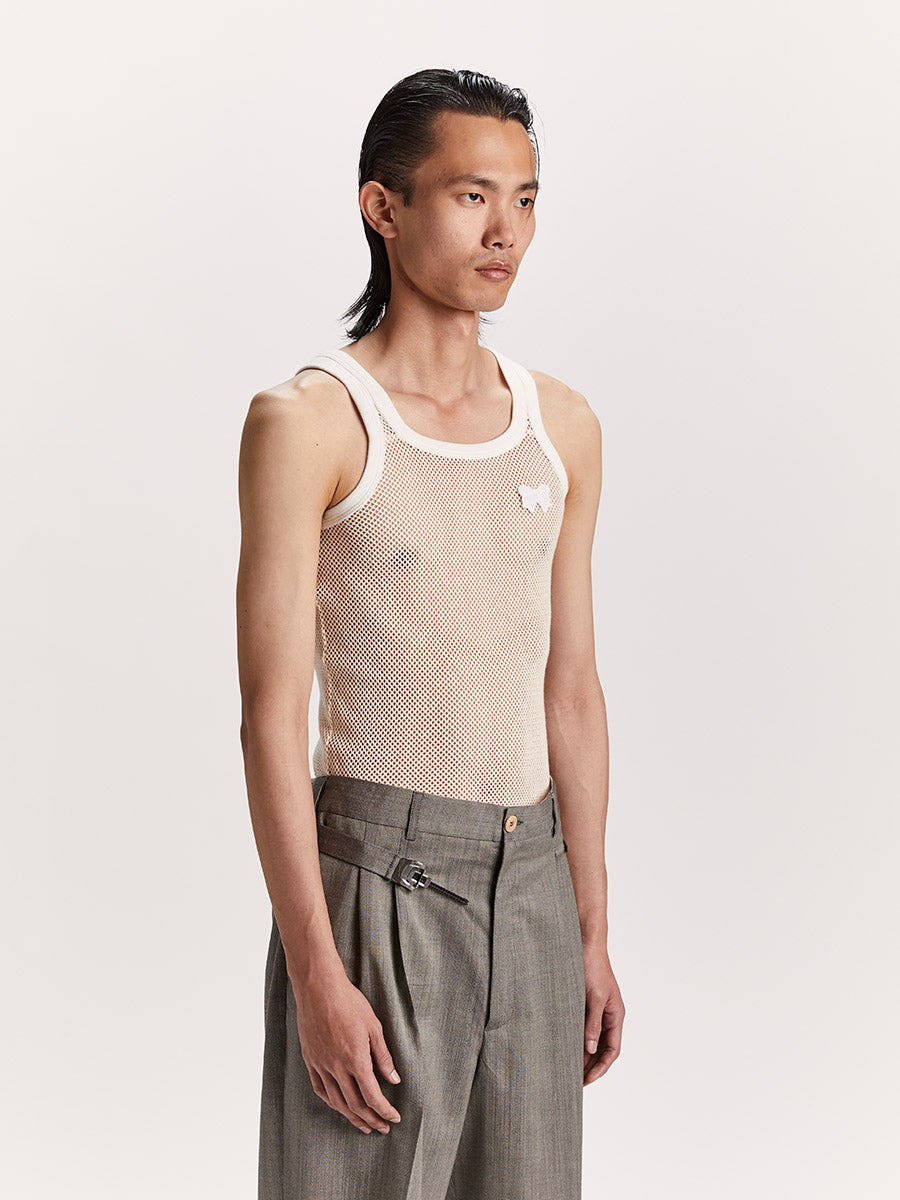 トップス Magliano dirty white tank top Fiocco Tank Top Dirty White – Magliano