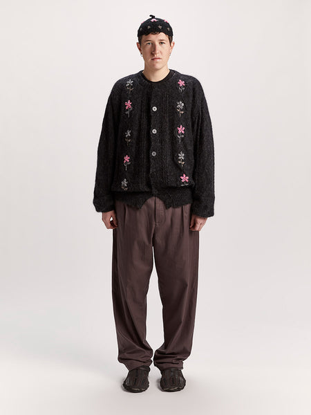 新品未使用MOHAIR CARDIGAN BLACK M SAINT Mxxxxxx Mohair Cardigan in Black | SVD