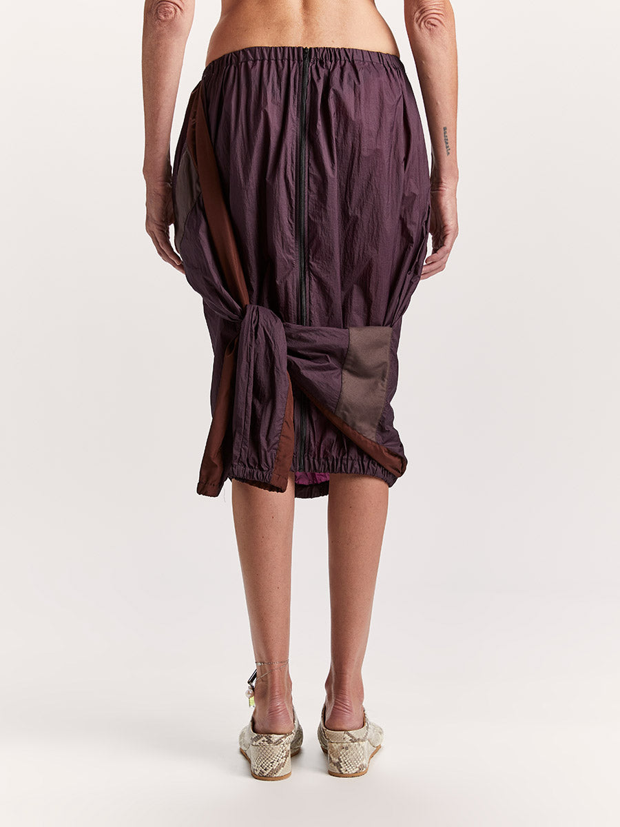 G8 Mini Skirt Aubergine