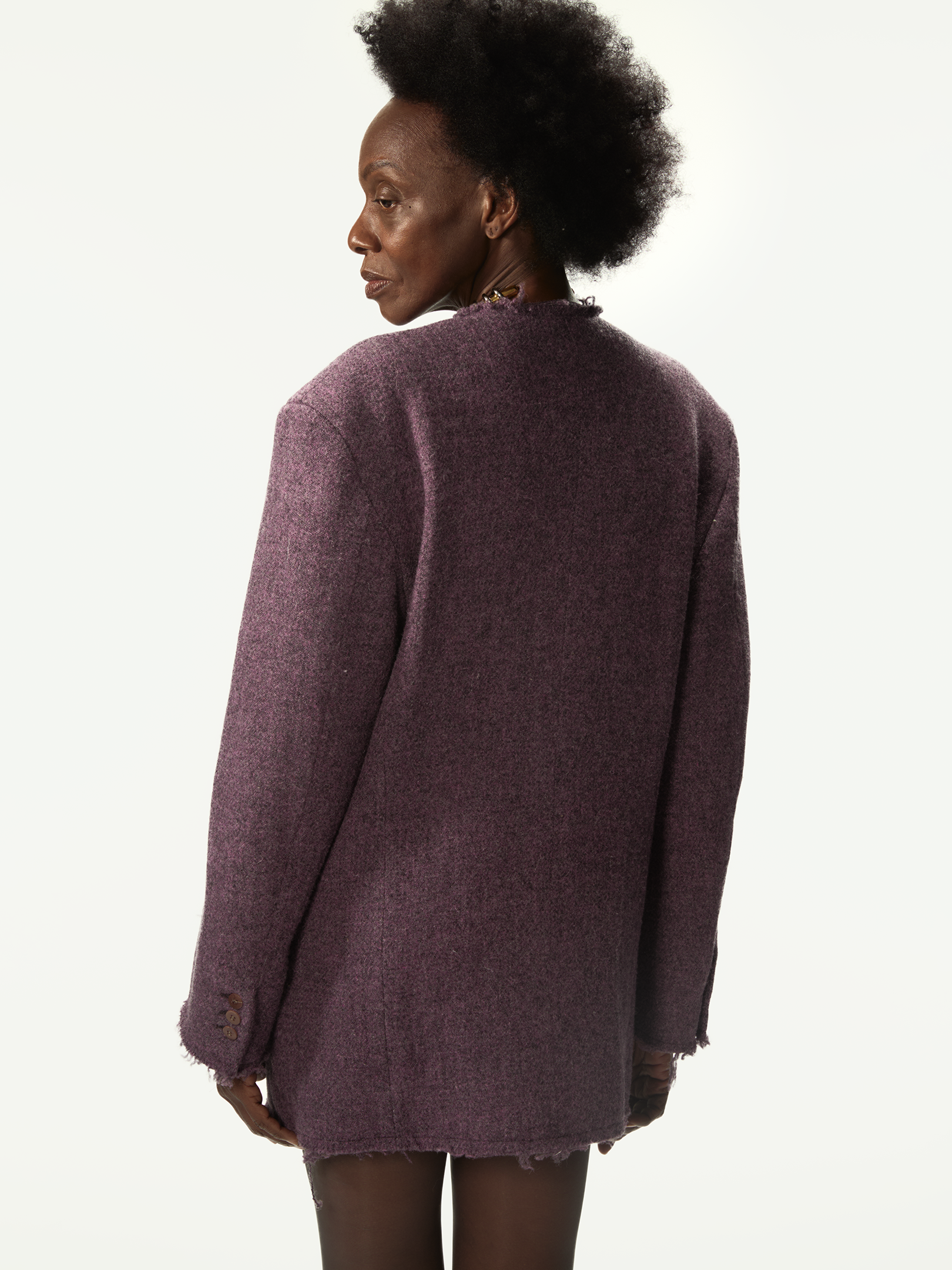 Acid Tweed Roundneck Purple Mix