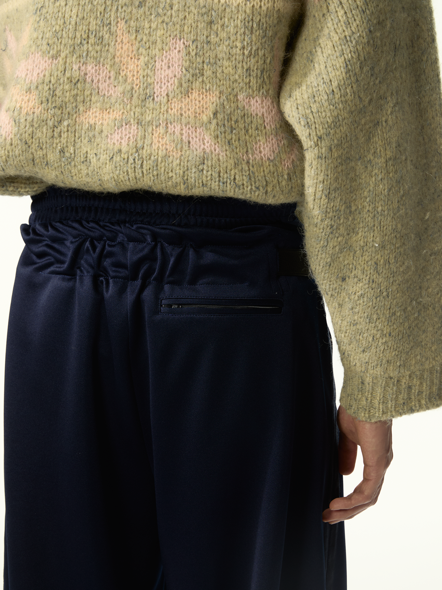 Provincia Triacetato Trackpants Blue