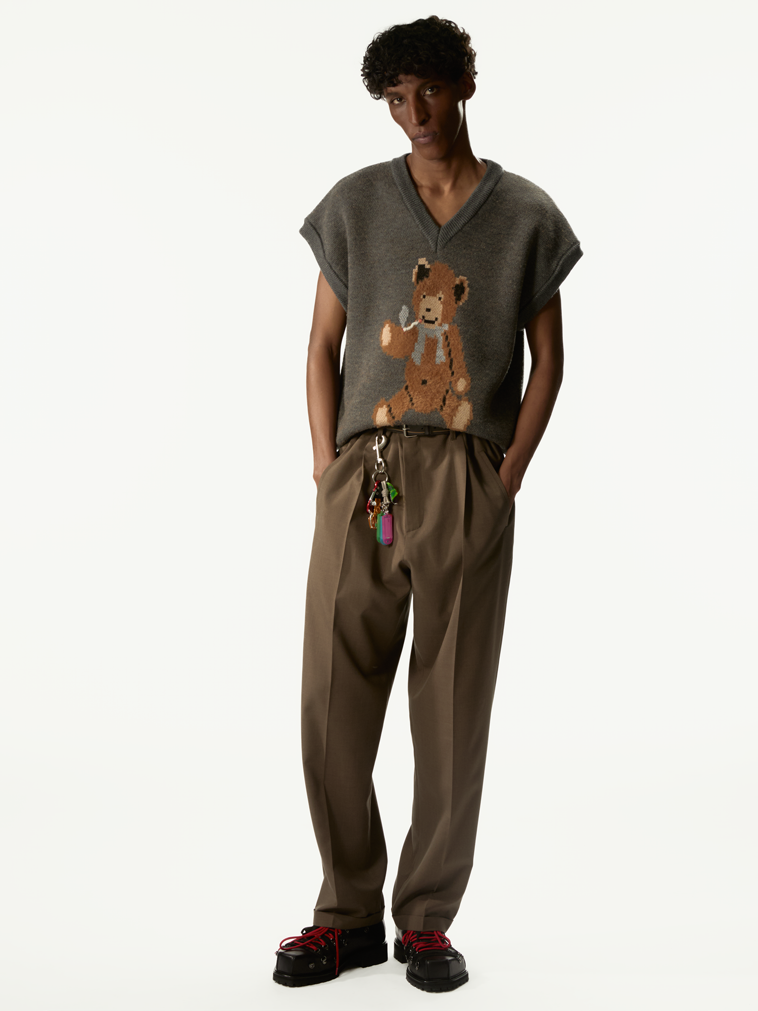 Teddy Bear Vest Hazelnut
