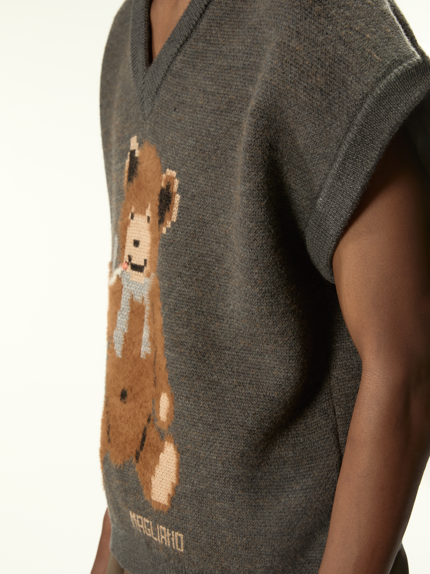 Teddy Bear Vest Hazelnut