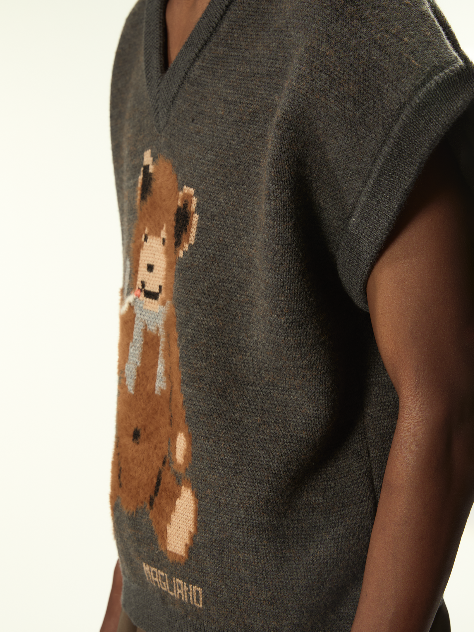 Teddy Bear Vest Hazelnut