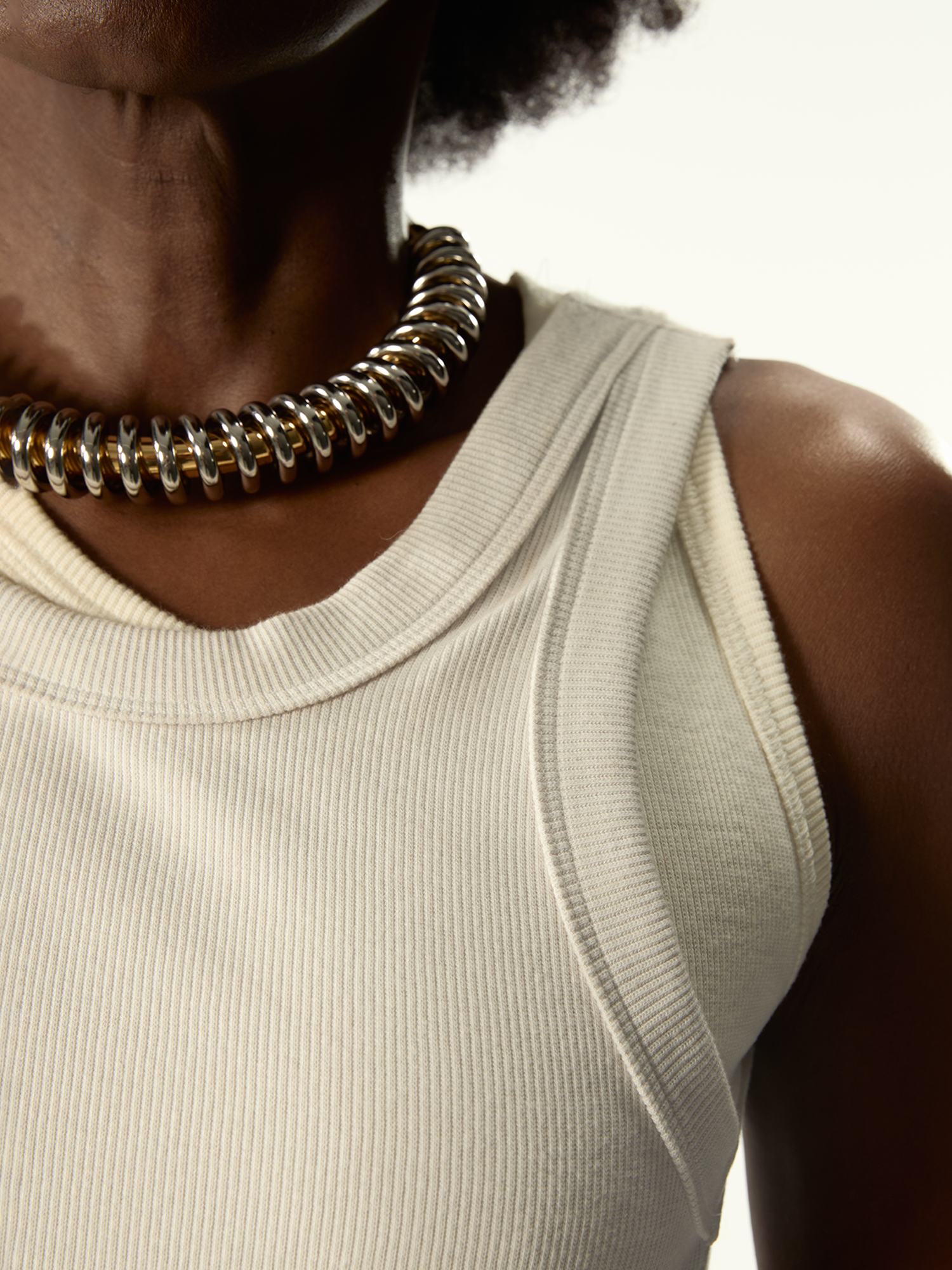 Nudo Wrapped Tanktop White