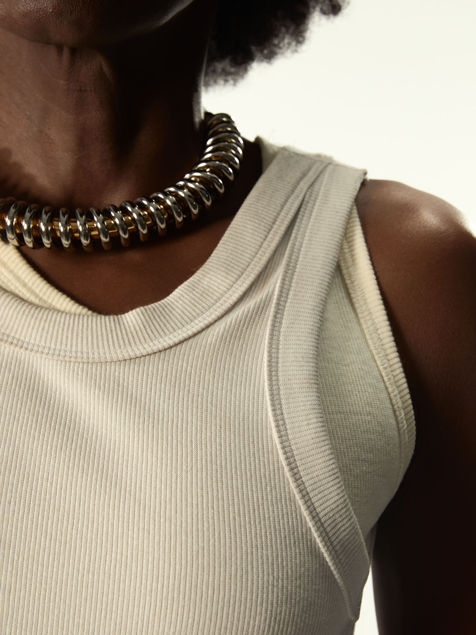 Nudo Wrapped Tanktop White