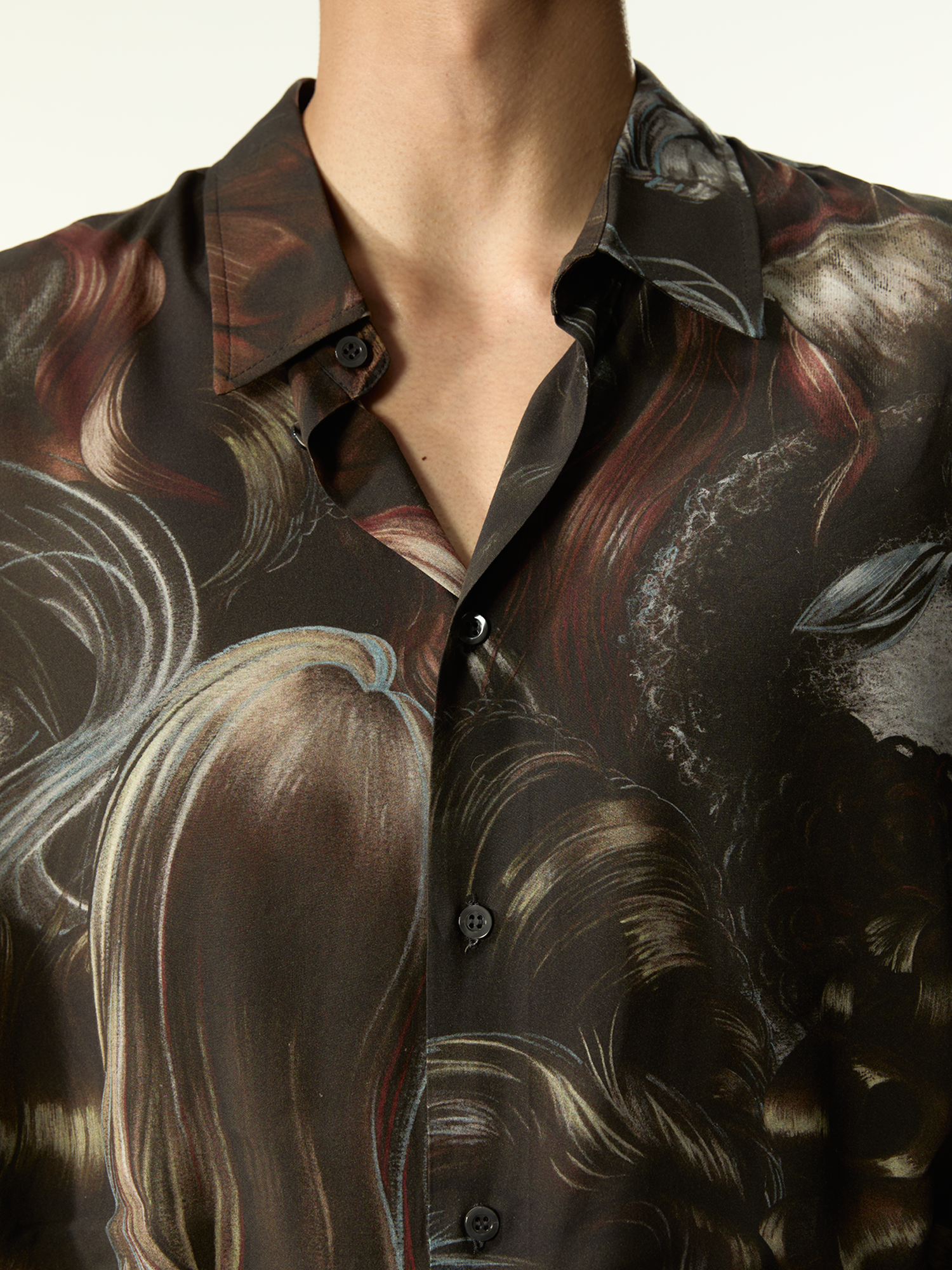 Wig Shirt Brown Mix