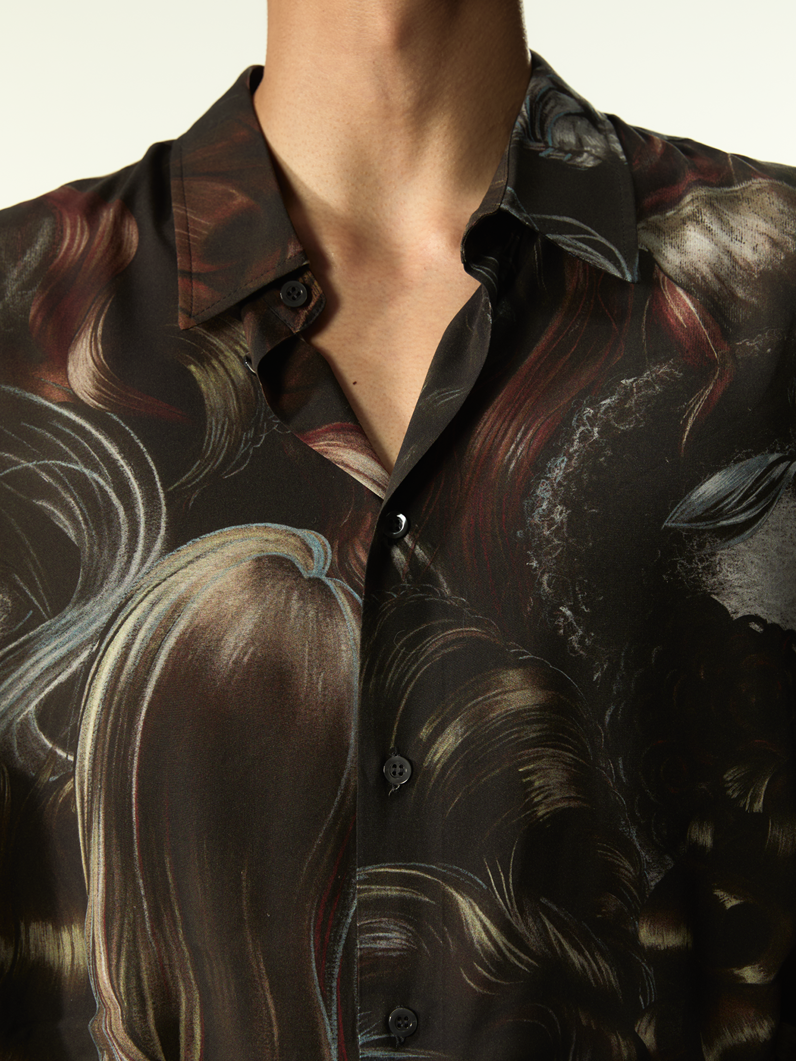 Wig Shirt Brown Mix