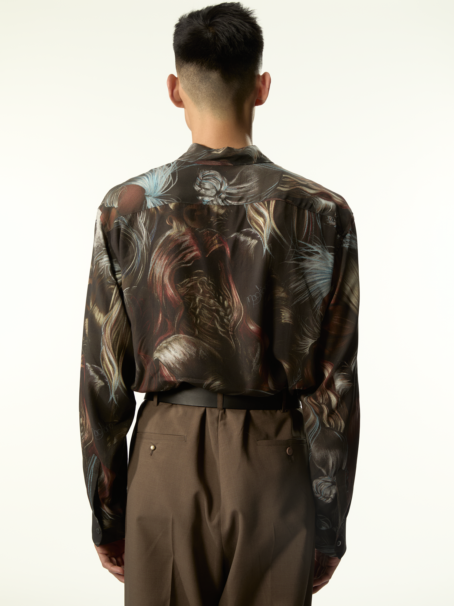 Wig Shirt Brown Mix