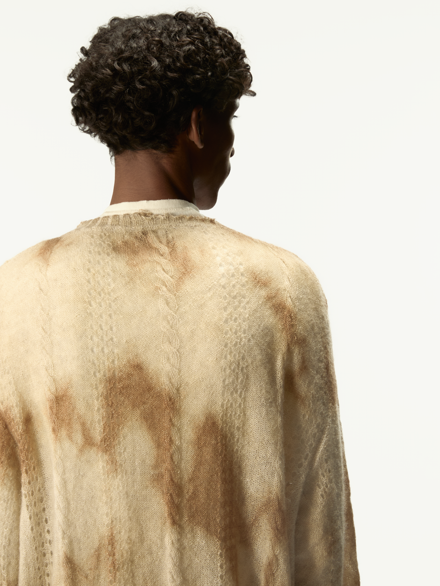 Dusty Swarovski Cardigan Beige