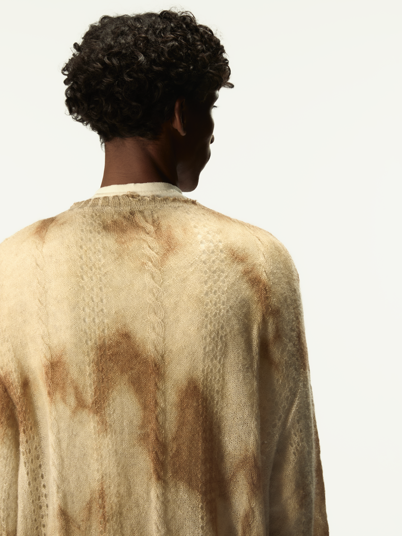 Dusty Swarovski Cardigan Beige