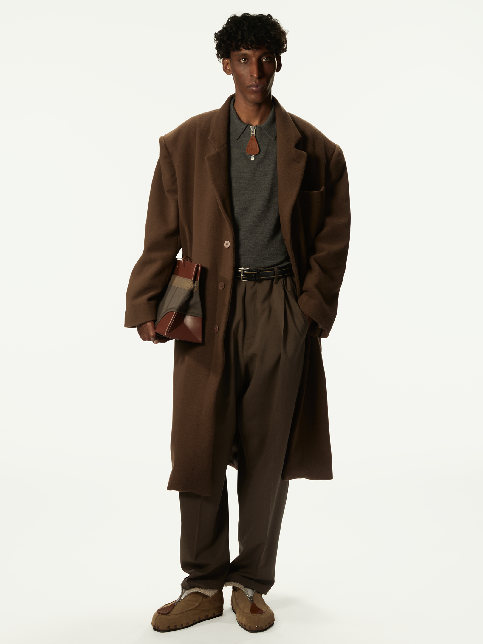 Polleggio Coat Brown
