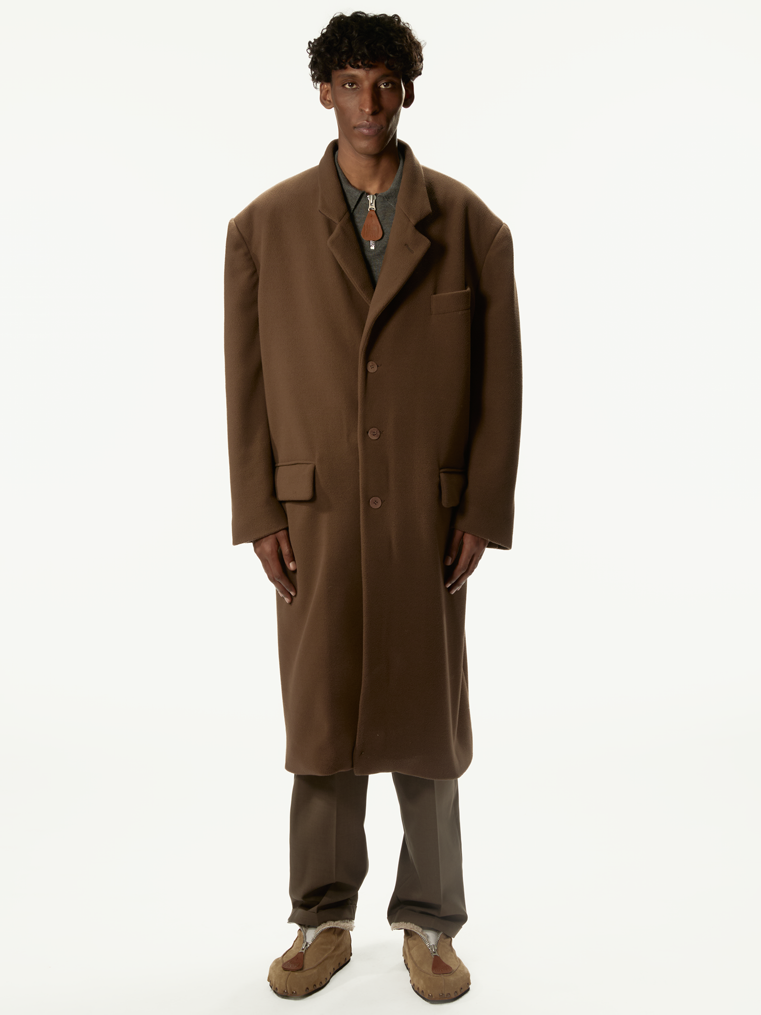 Polleggio Coat Brown