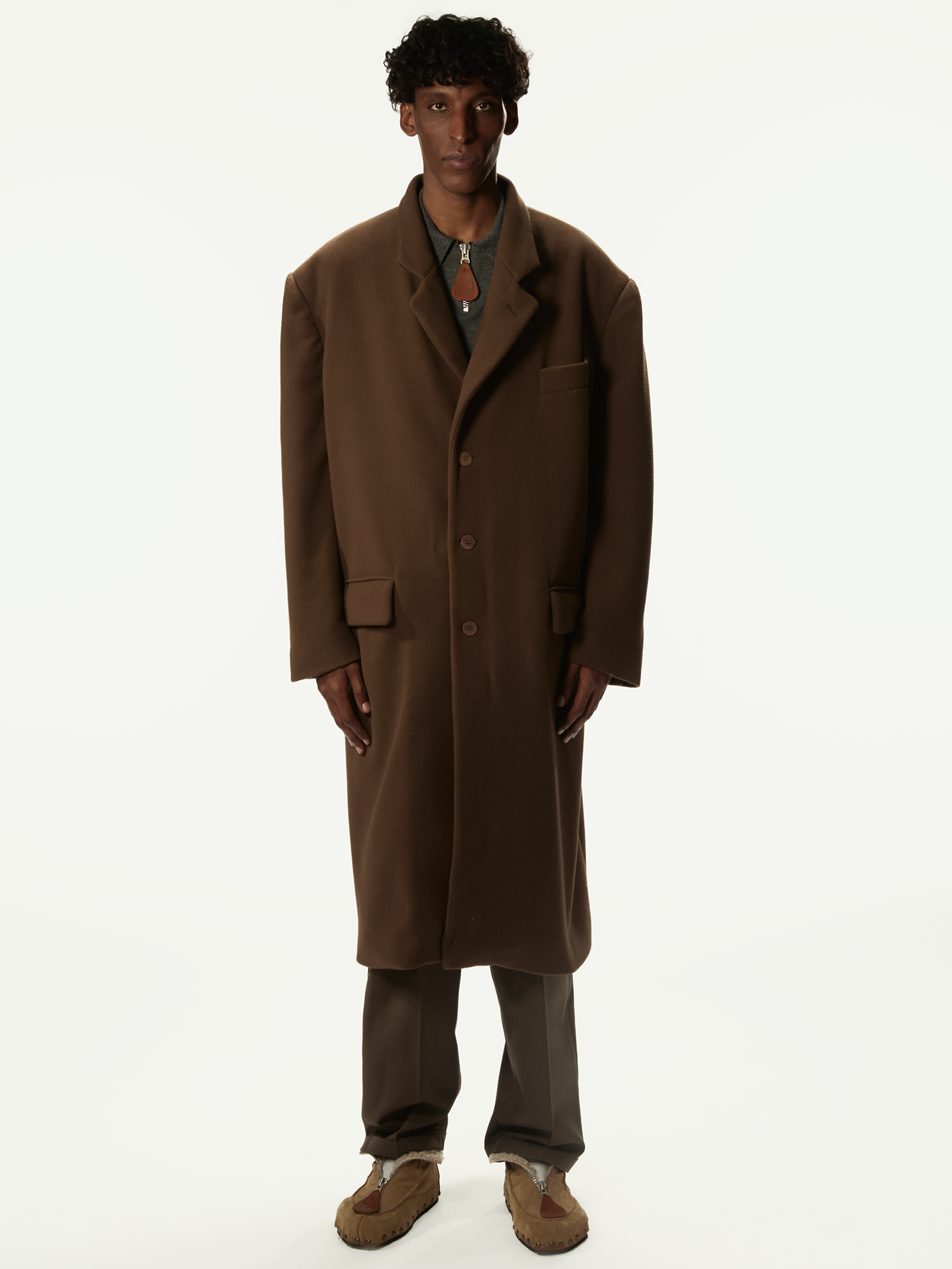 Polleggio Coat Brown