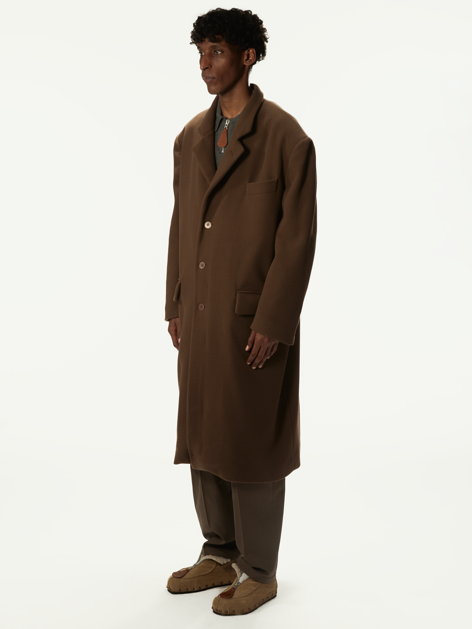 Polleggio Coat Brown