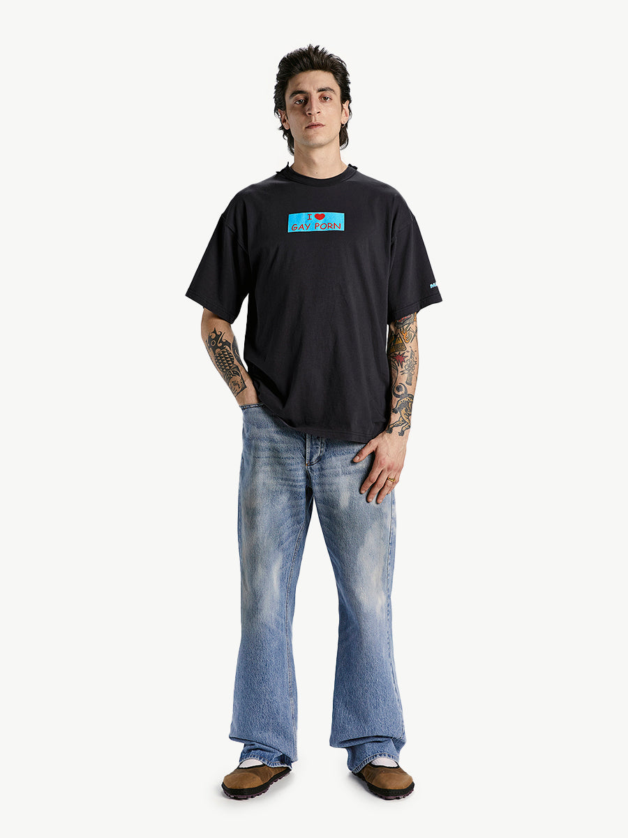 I Love Gay Porn Tee Black