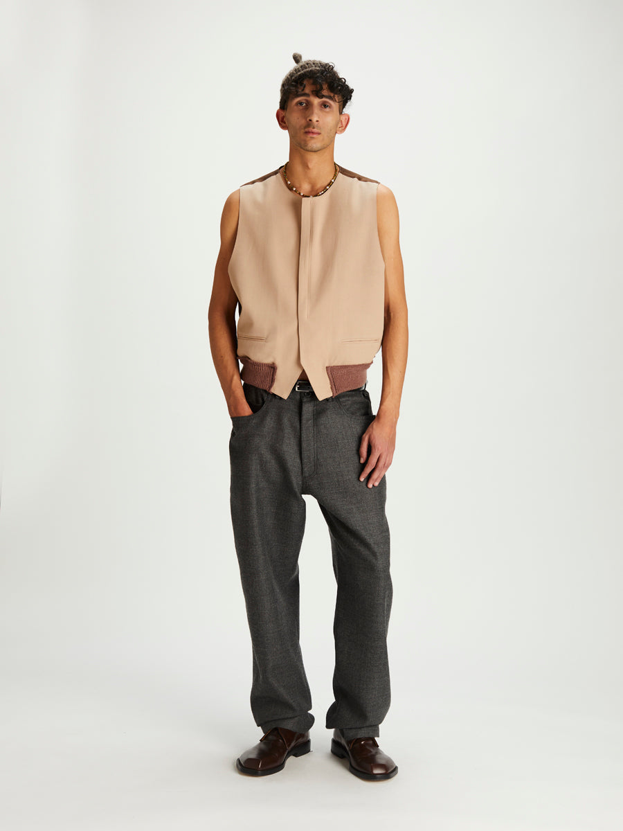 A Bomber Vest Archive Pink