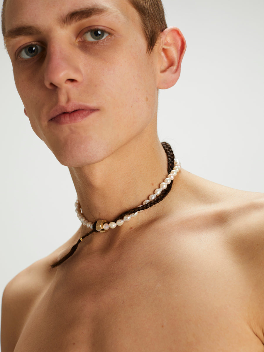 Giulietta Choker Natural Pearls