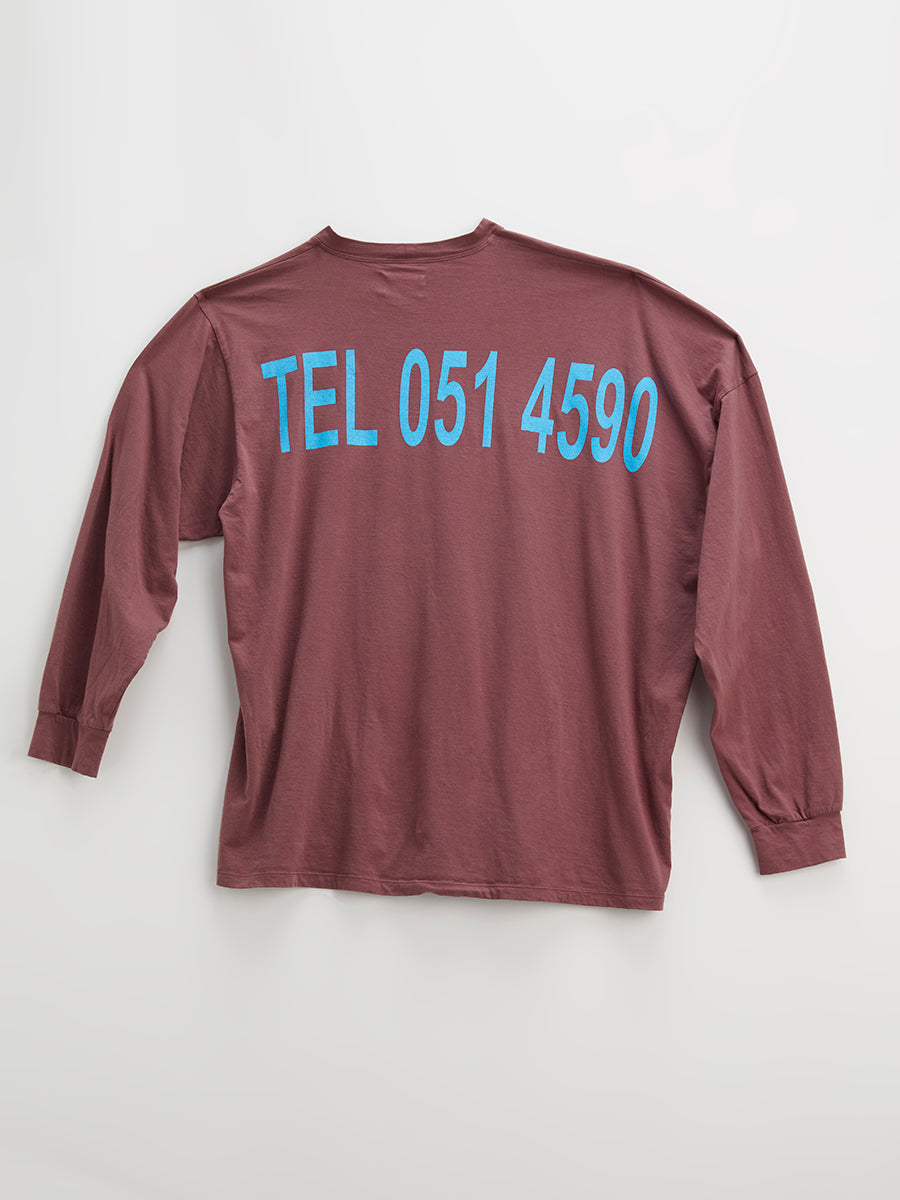 Due Torri Twisted Tee Thick Red